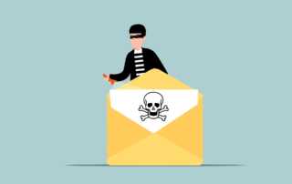 Free mail phishing scam vector